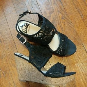 Fergalicious Black wedges